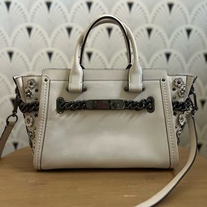 Coach 1941 Handbag with tea rose embellishments